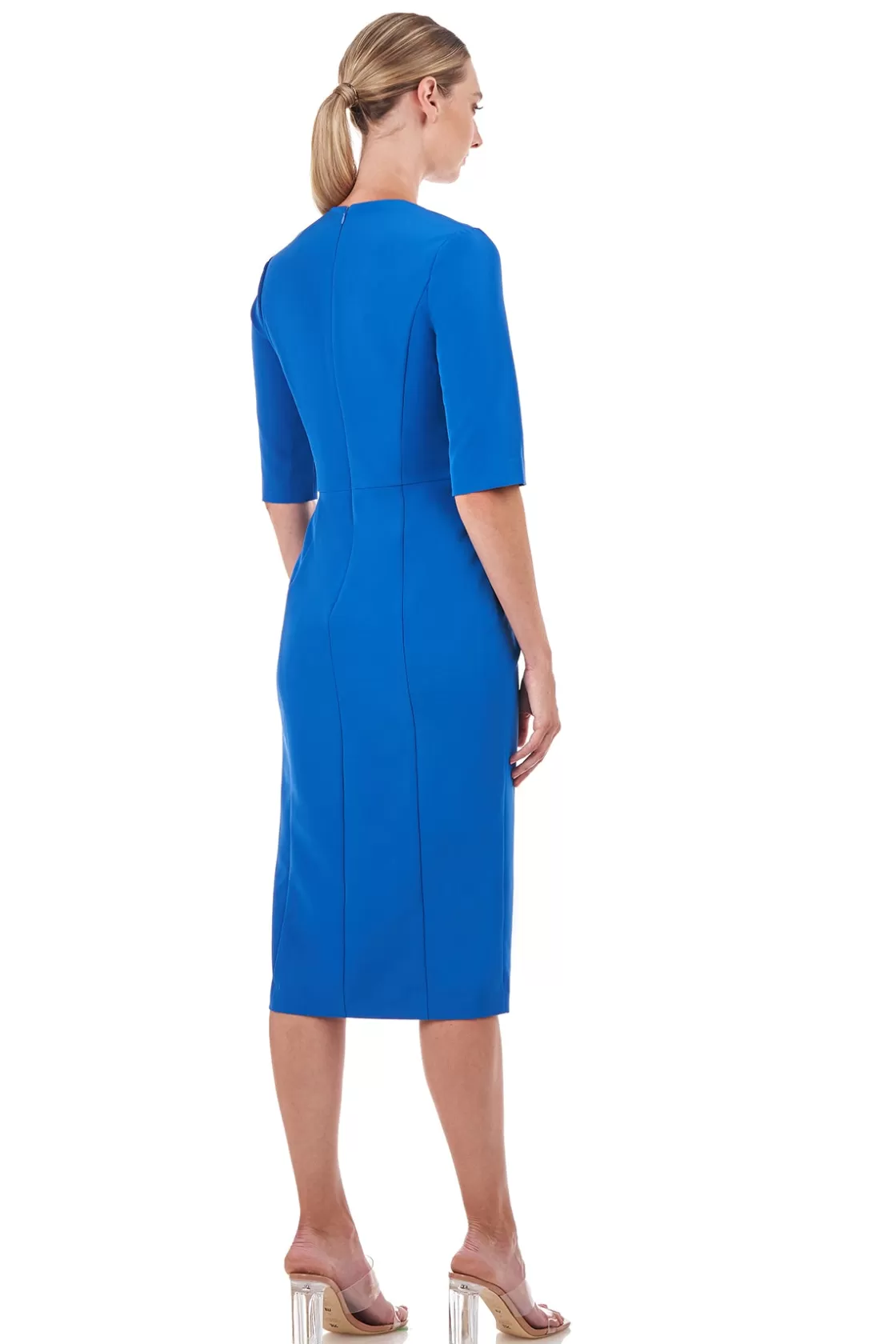 Cocktail Dresses<Kay Unger Alexa Midi Dress Deep Blue