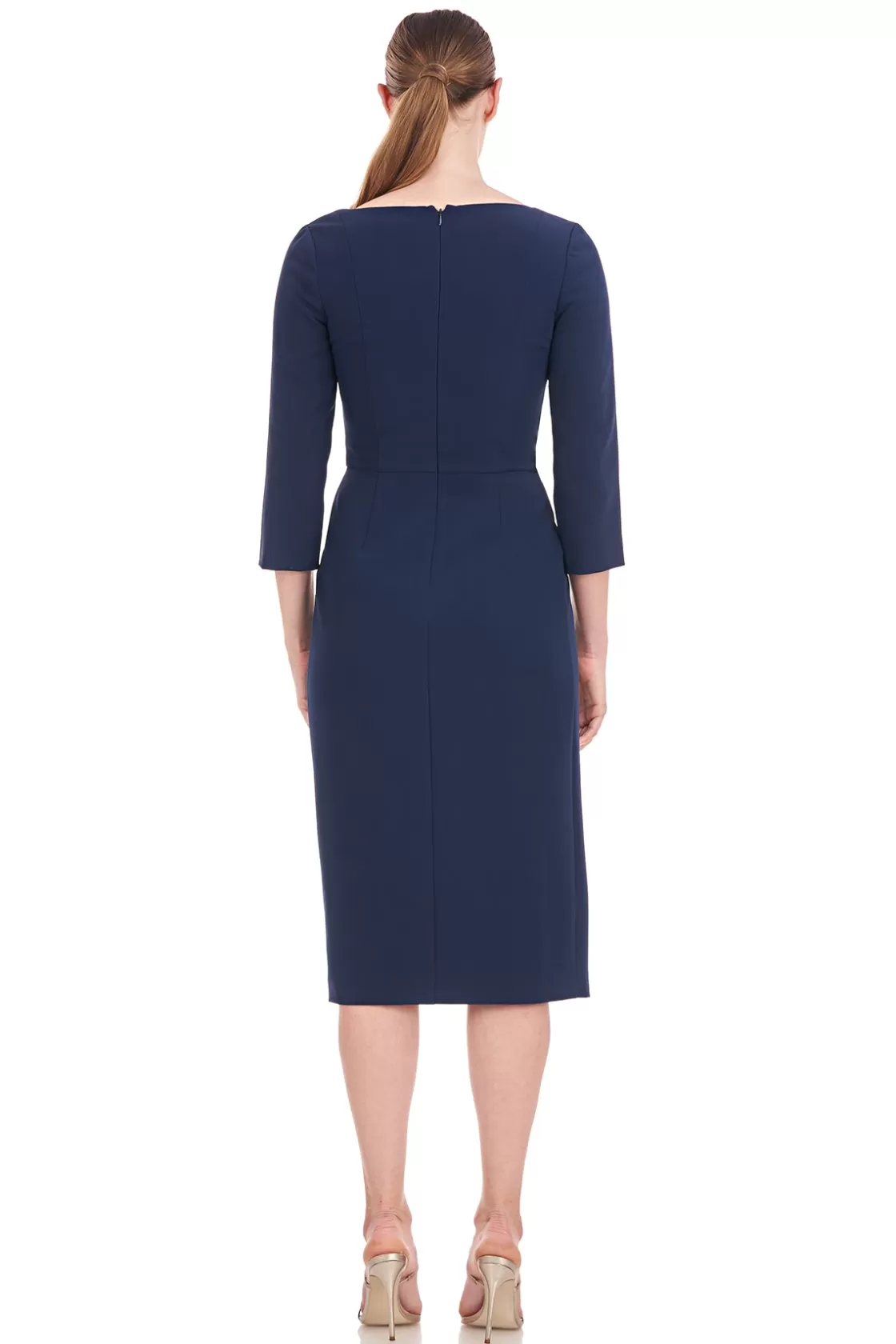 Cocktail Dresses<Kay Unger Anya Midi Dress Dark Midnight