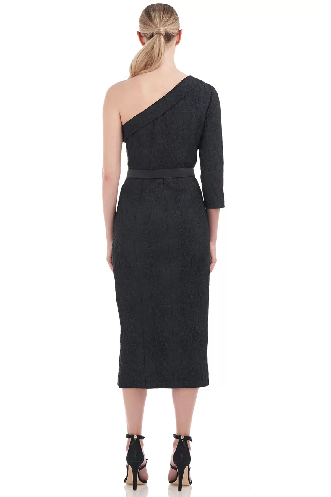 Cocktail Dresses<Kay Unger Ariella Midi Dress Black