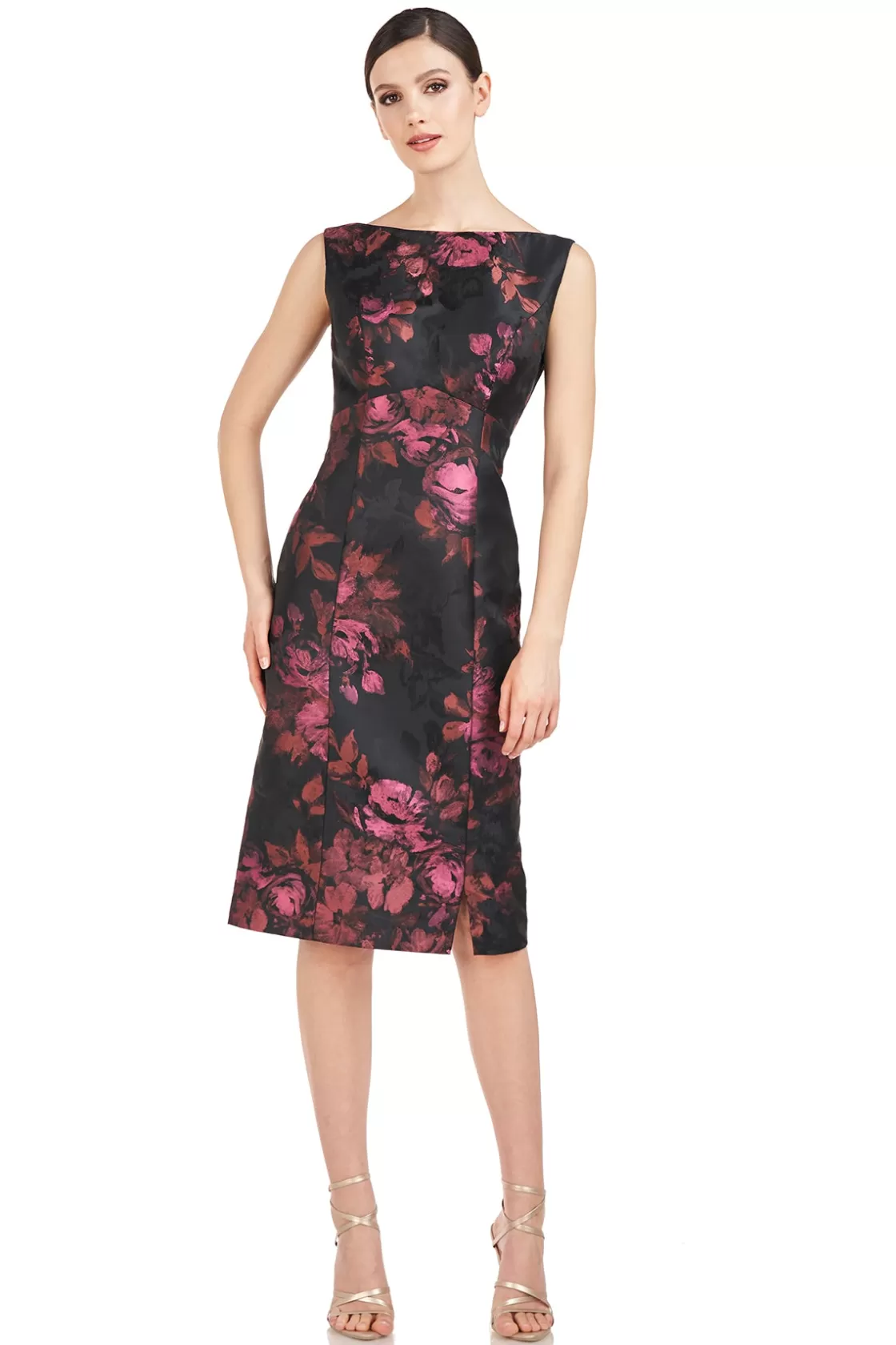 Cocktail Dresses<Kay Unger Astaire Cocktail Dress Mauvewood Multi