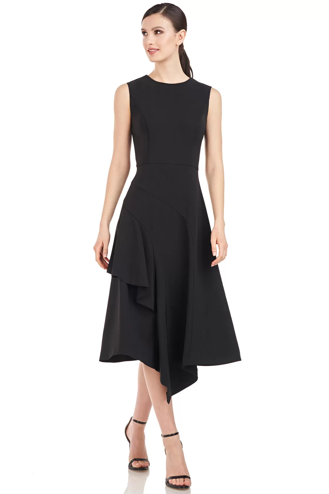 Cocktail Dresses<Kay Unger Bryce Midi Dress Black