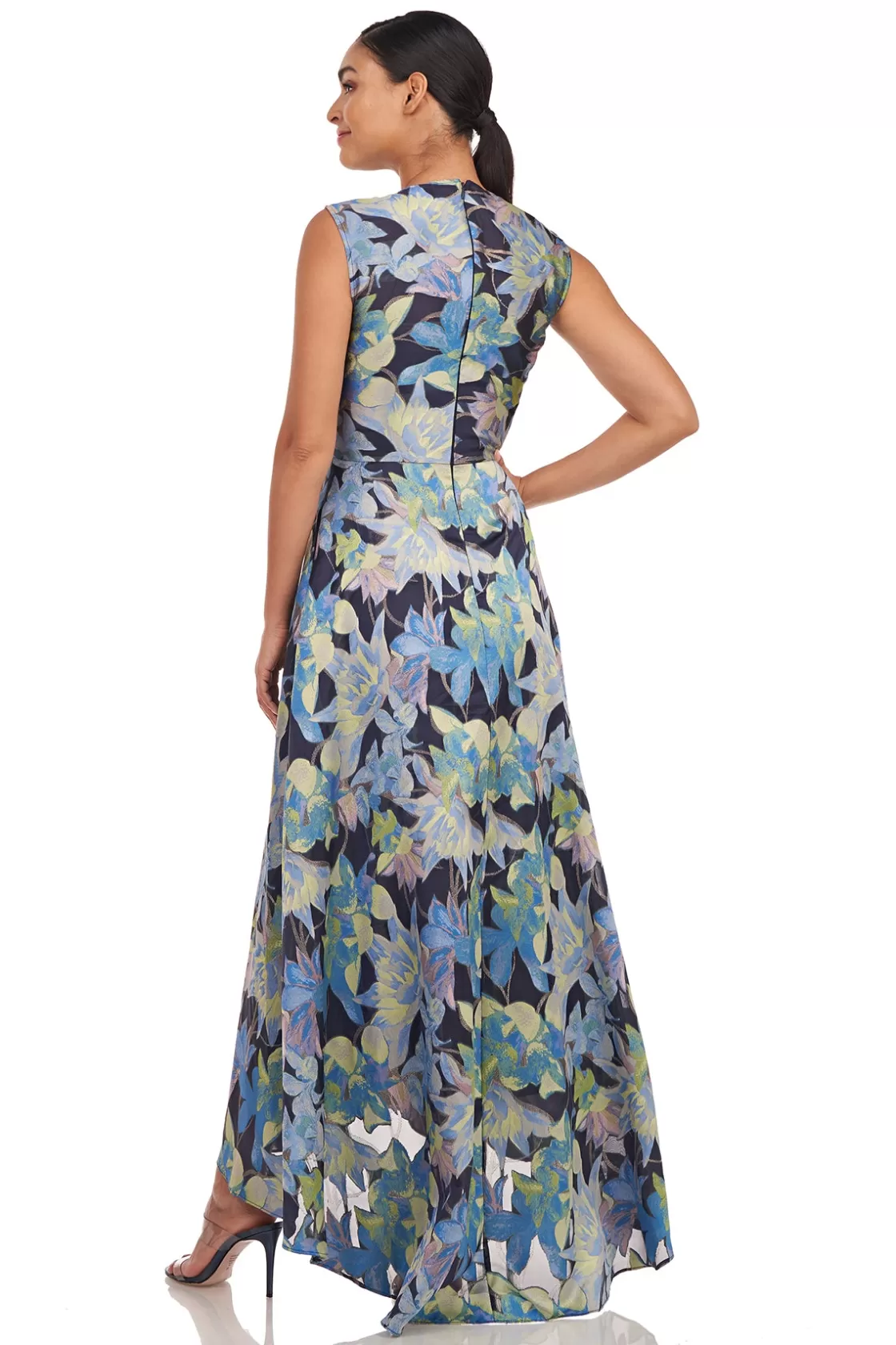 Evening Gowns<Kay Unger Carter High Low Dress Midnight Multi