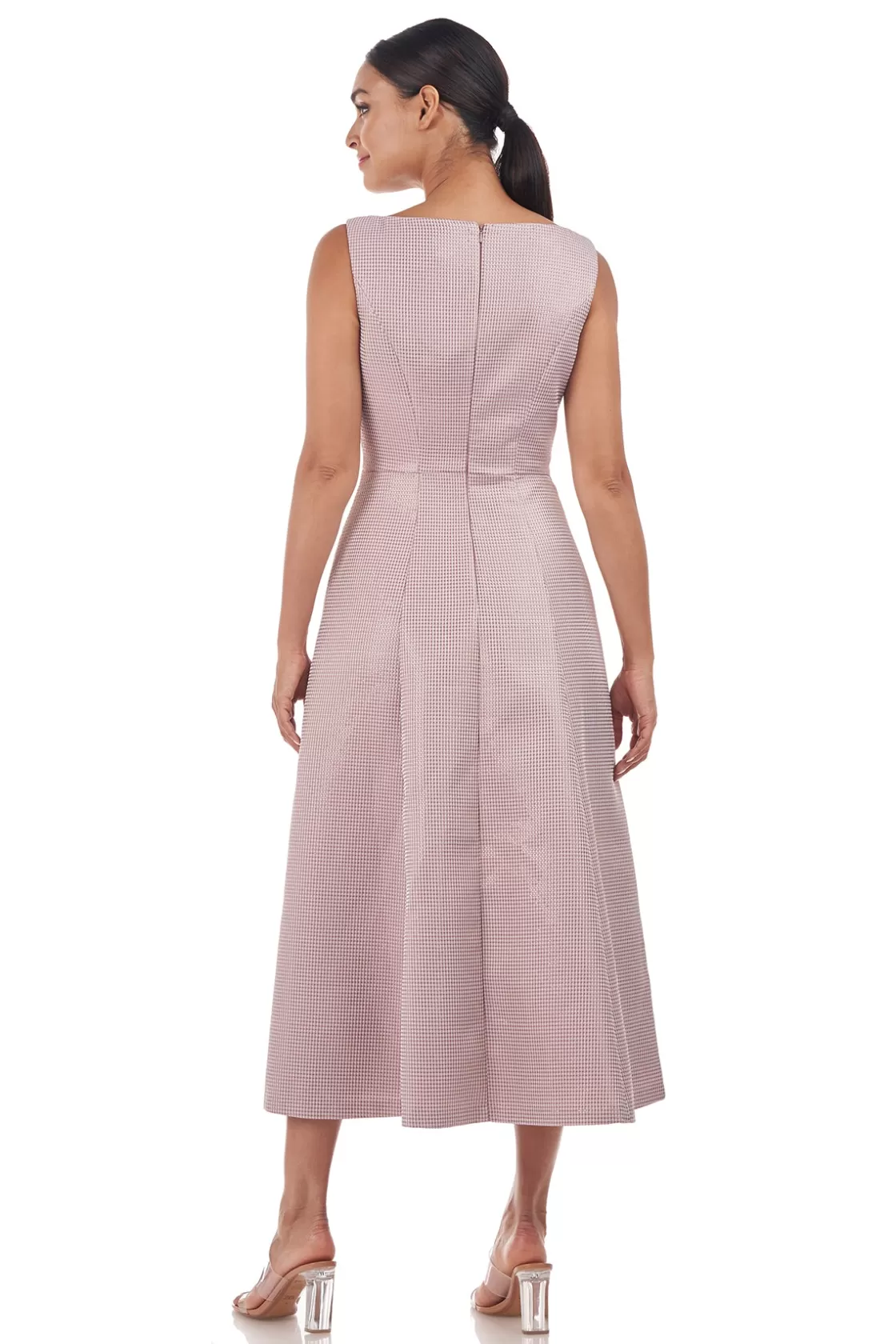 Cocktail Dresses<Kay Unger Claire Tea Length Dress Rose Tan