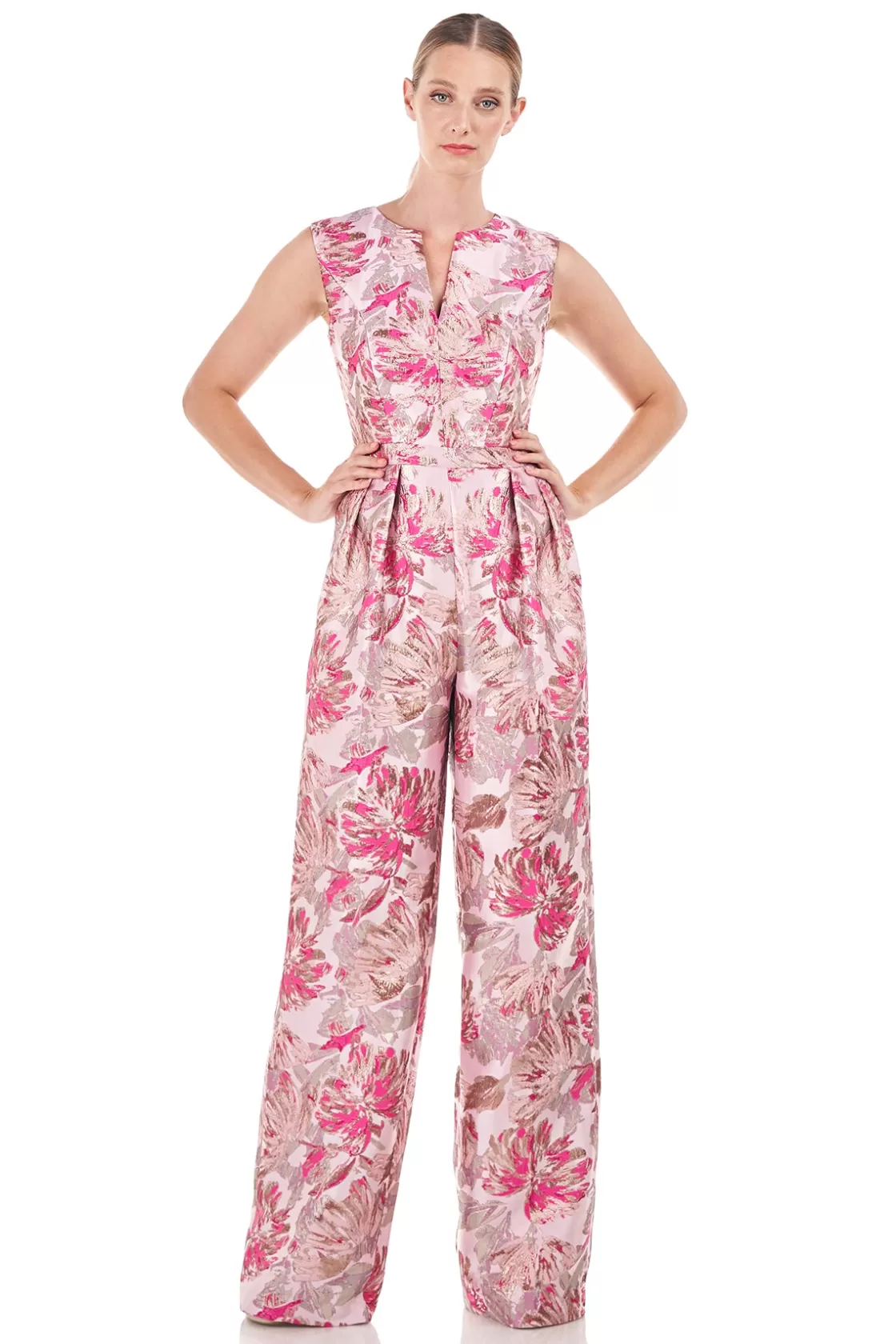 Jumpsuits<Kay Unger Cleo Jumpsuit Azalea