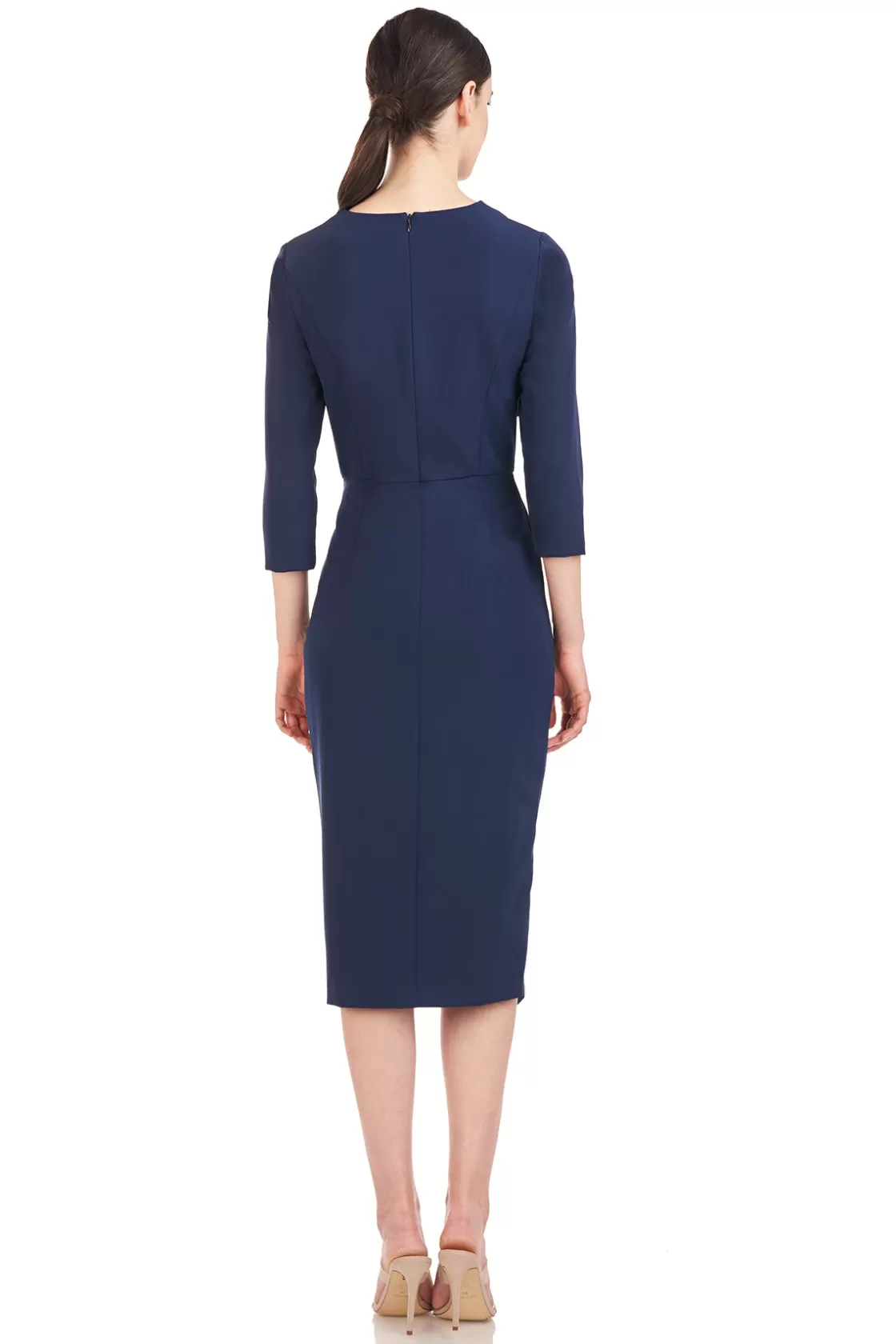 Cocktail Dresses<Kay Unger Cordelia Midi Dress Dark Midnight