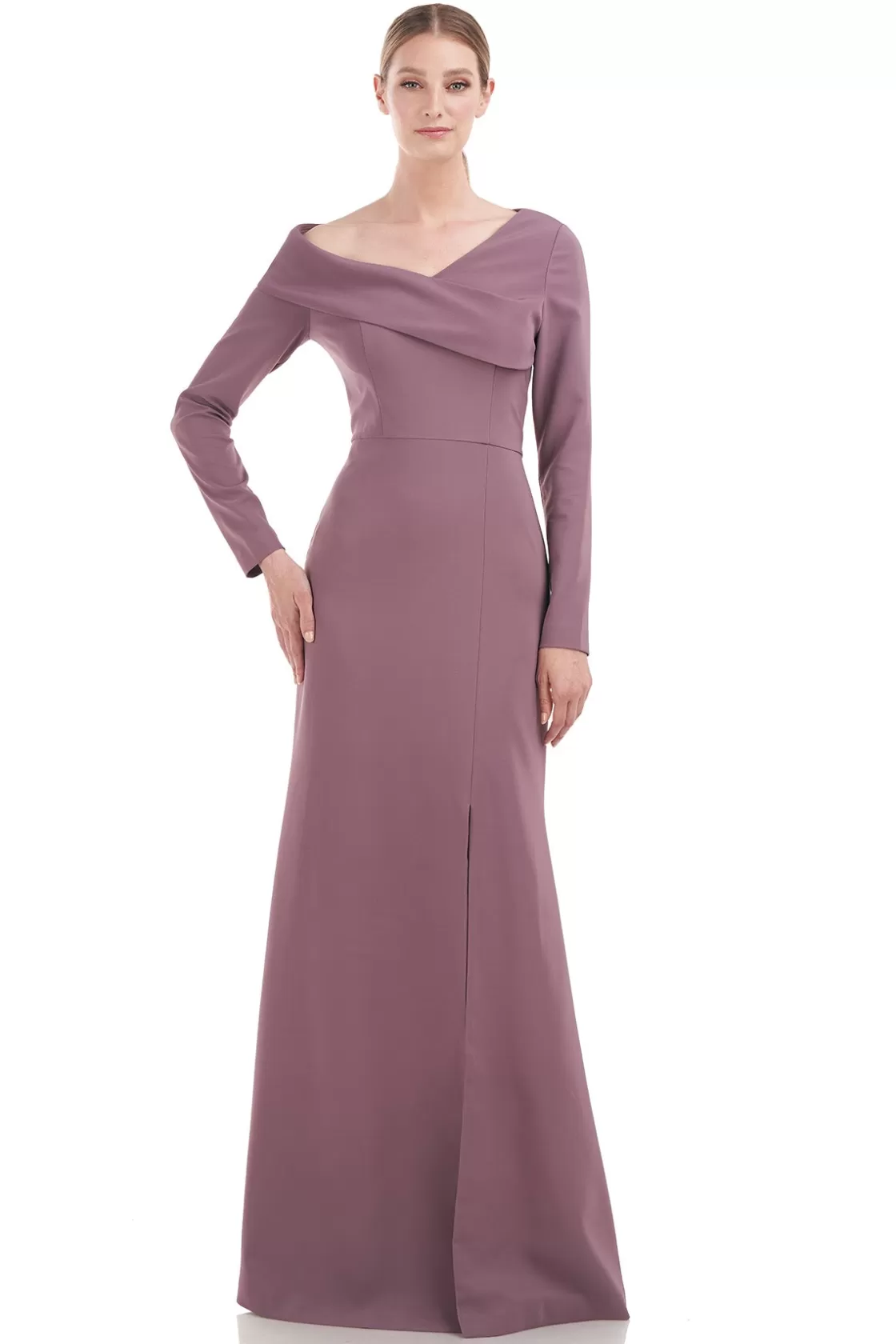 Evening Gowns<Kay Unger Daniella Mermaid Gown Mink