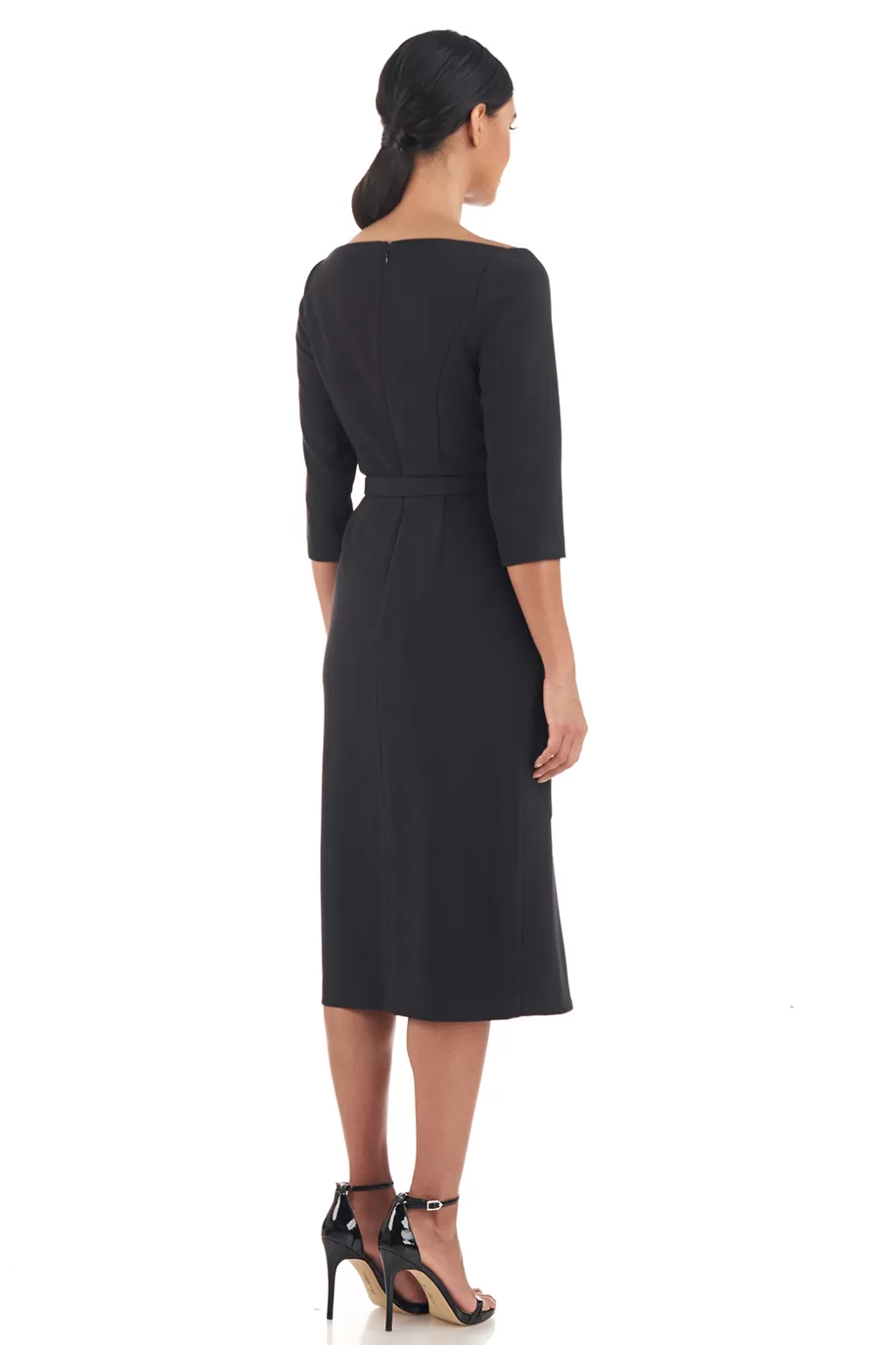 Cocktail Dresses<Kay Unger Izzy Midi Dress Black