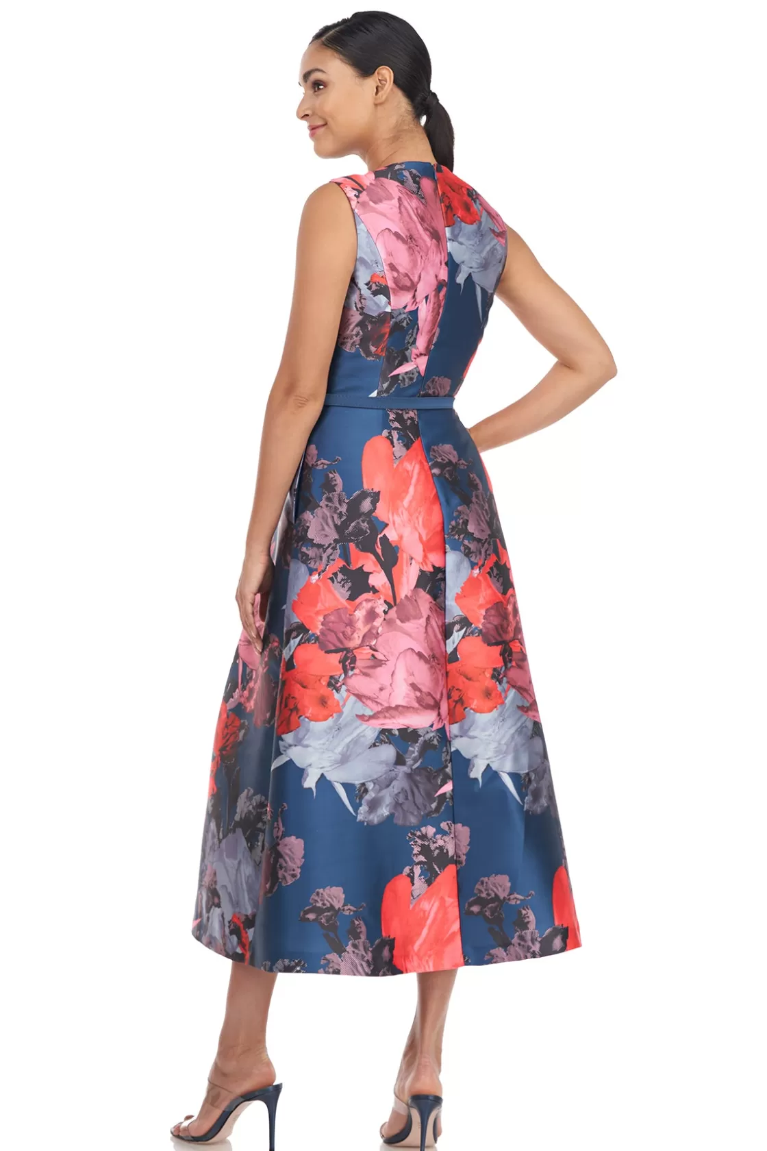 Cocktail Dresses<Kay Unger Karla Tea Length Dress Ink Lt Plum