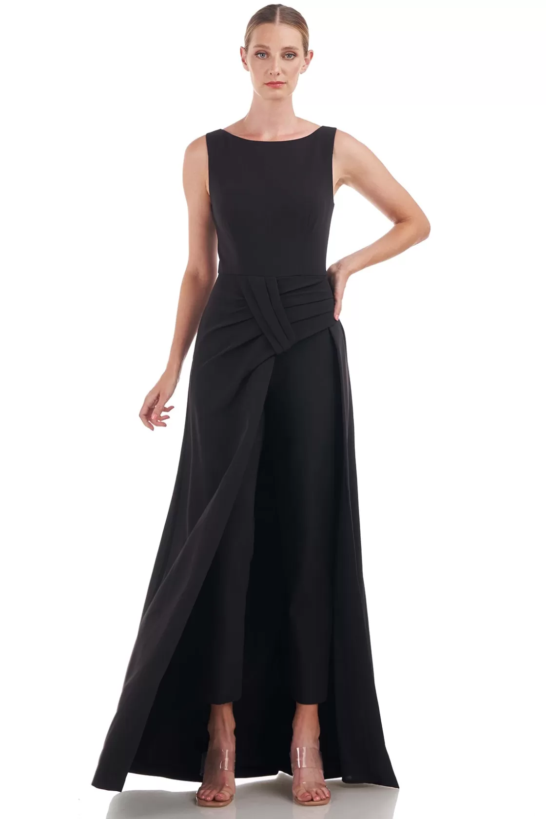 Jumpsuits<Kay Unger Lea Walk Thru Jumpsuit Black