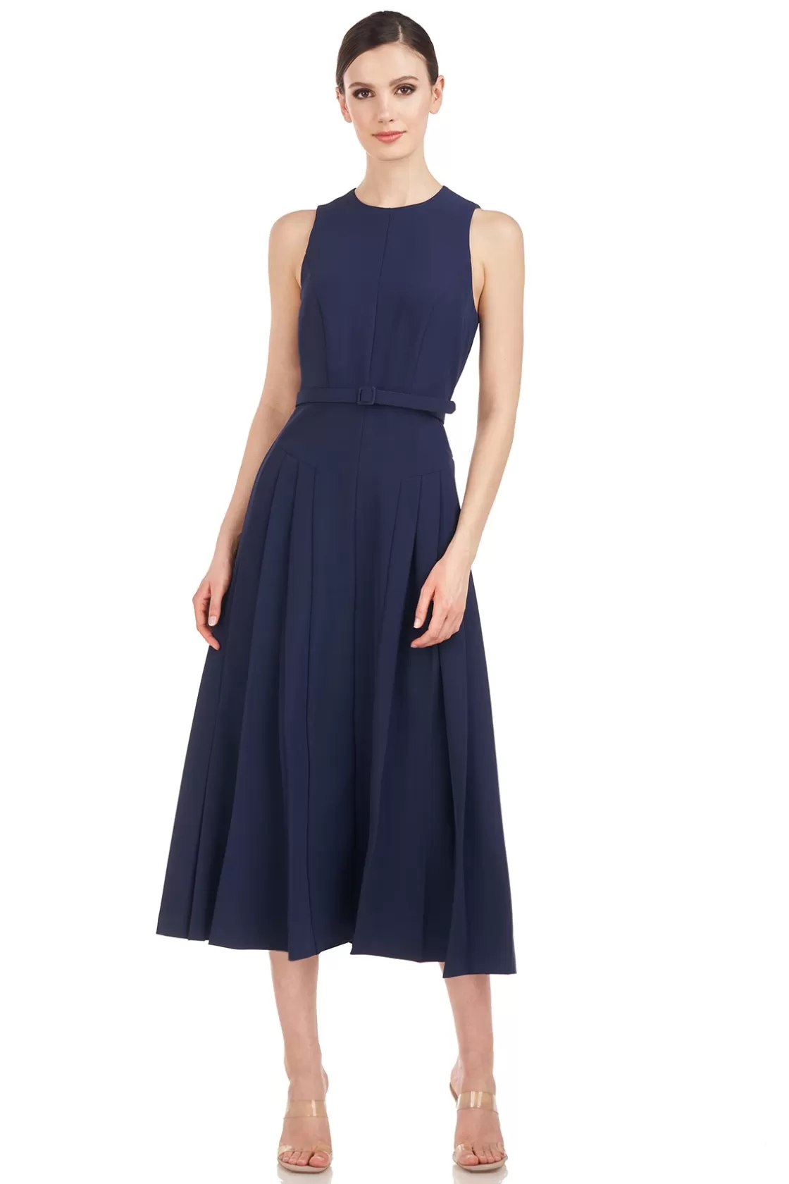 Cocktail Dresses<Kay Unger Leora Tea Length Dress Midnight