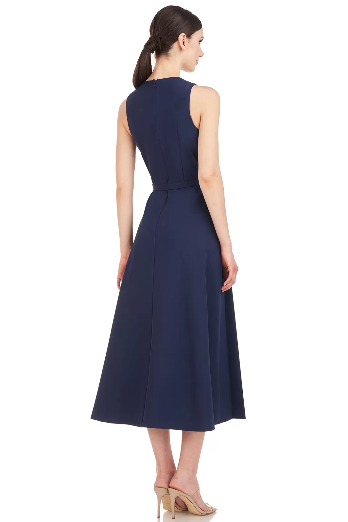 Cocktail Dresses<Kay Unger Leora Tea Length Dress Midnight