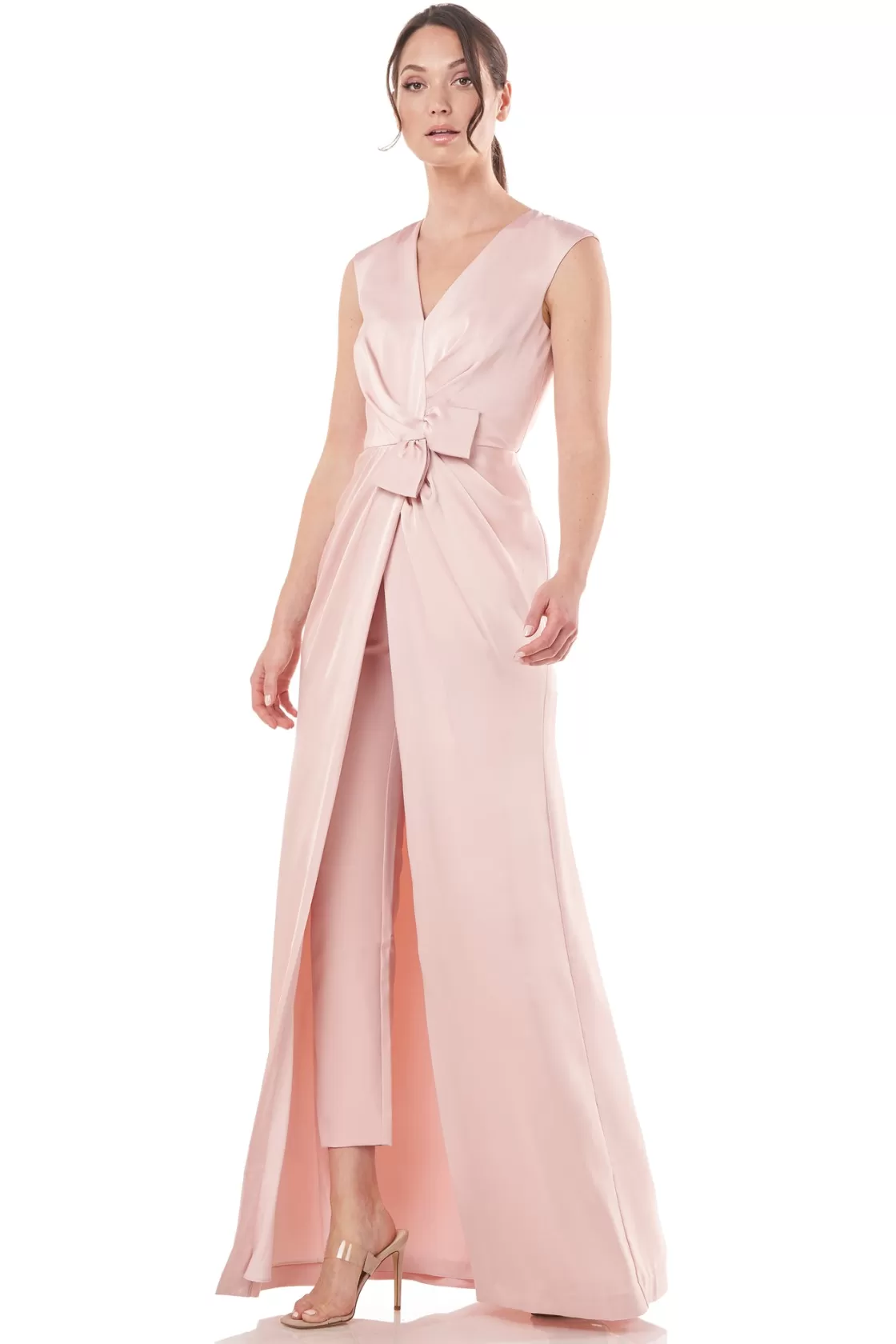 Jumpsuits<Kay Unger Lilly Walk Thru Jumpsuit Soft Blush