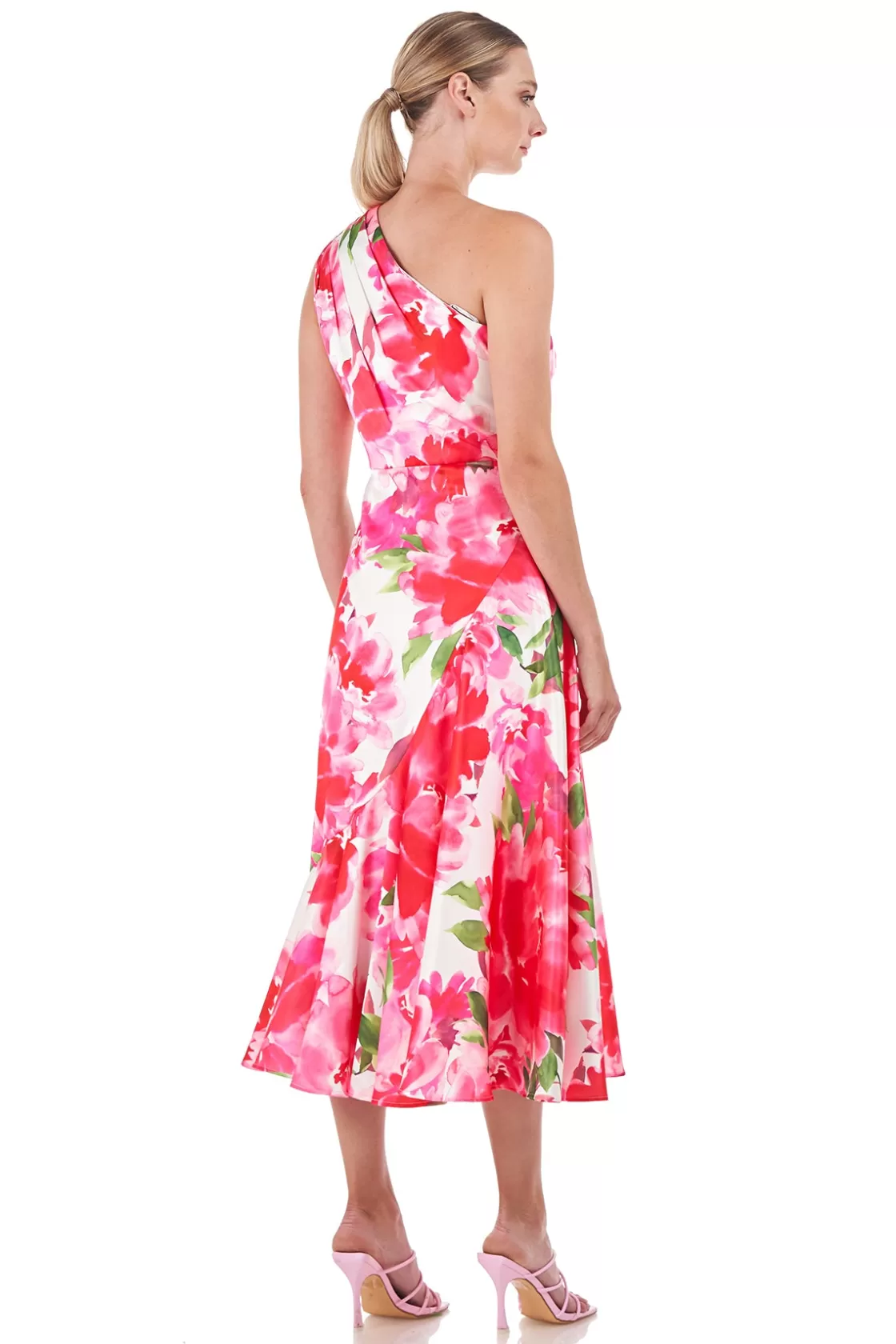 Cocktail Dresses<Kay Unger Linnea Tea Length Dress Hibiscus