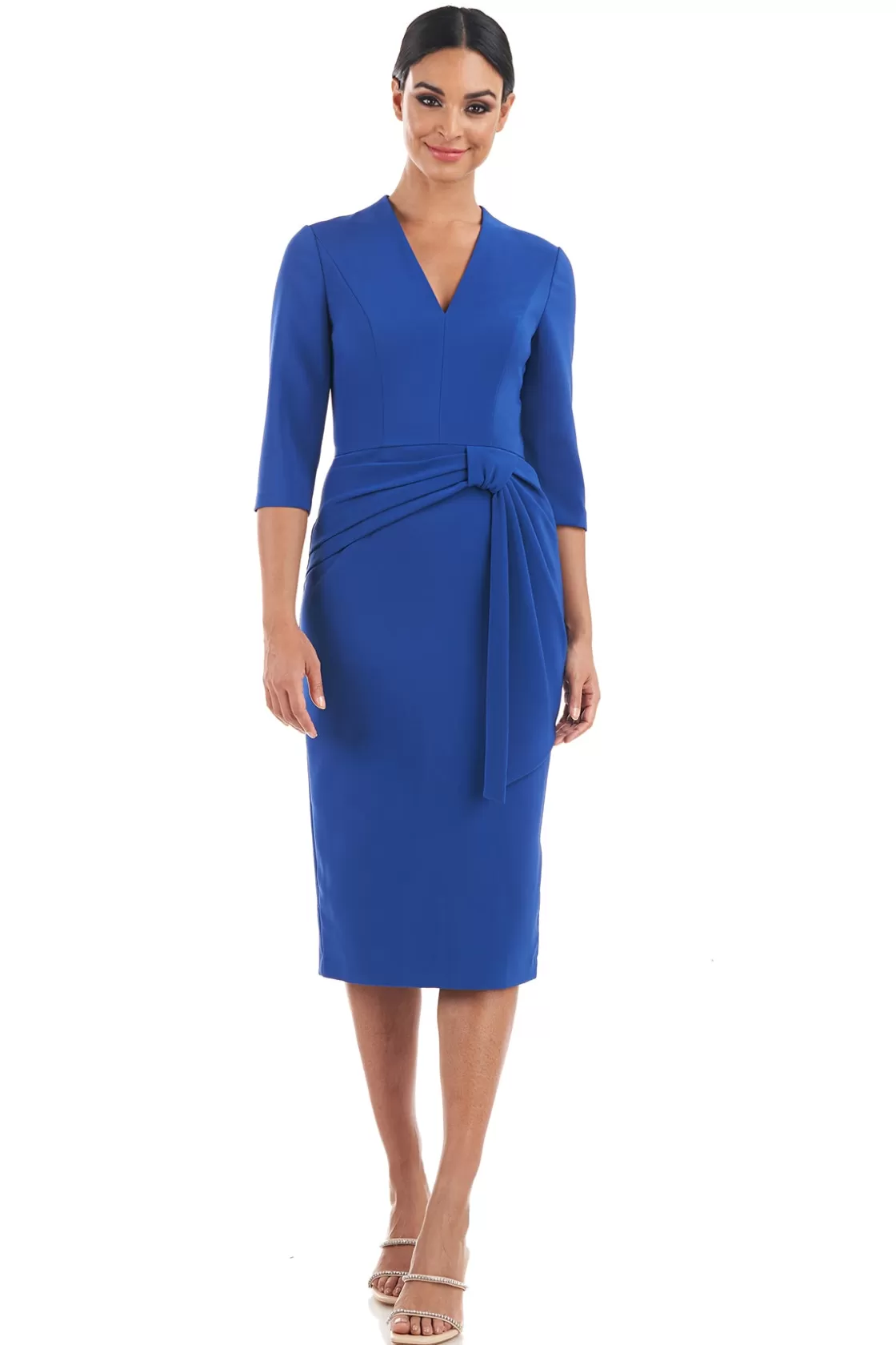 Cocktail Dresses<Kay Unger Londyn Midi Dress Classic Navy