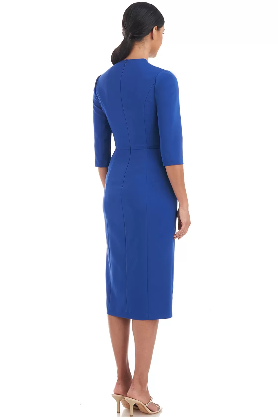 Cocktail Dresses<Kay Unger Londyn Midi Dress Classic Navy