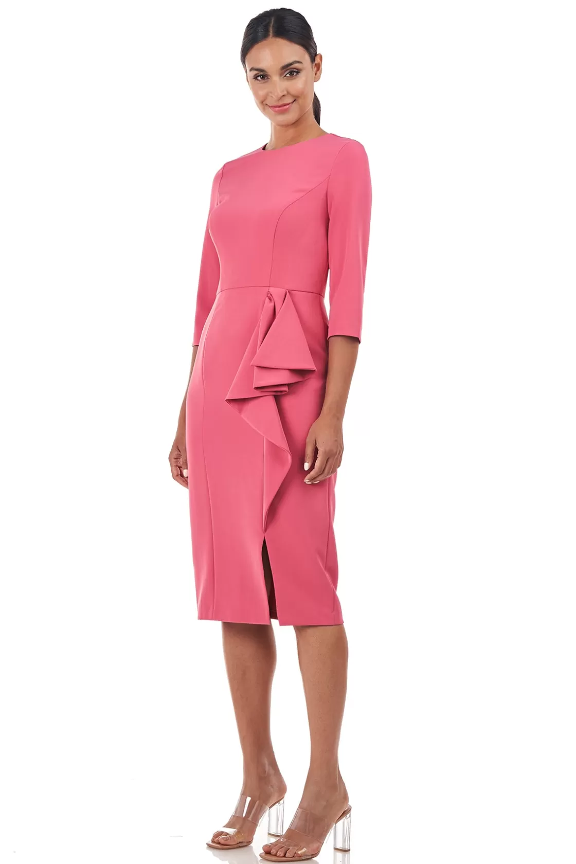 Cocktail Dresses<Kay Unger Loretta Midi Dress Desert Rose