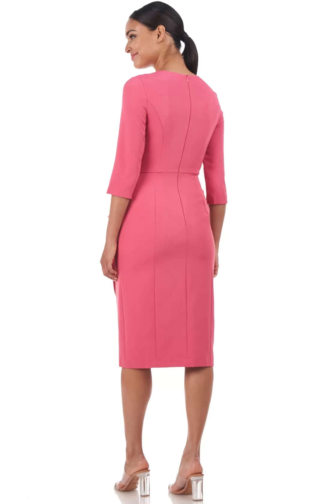 Cocktail Dresses<Kay Unger Loretta Midi Dress Desert Rose