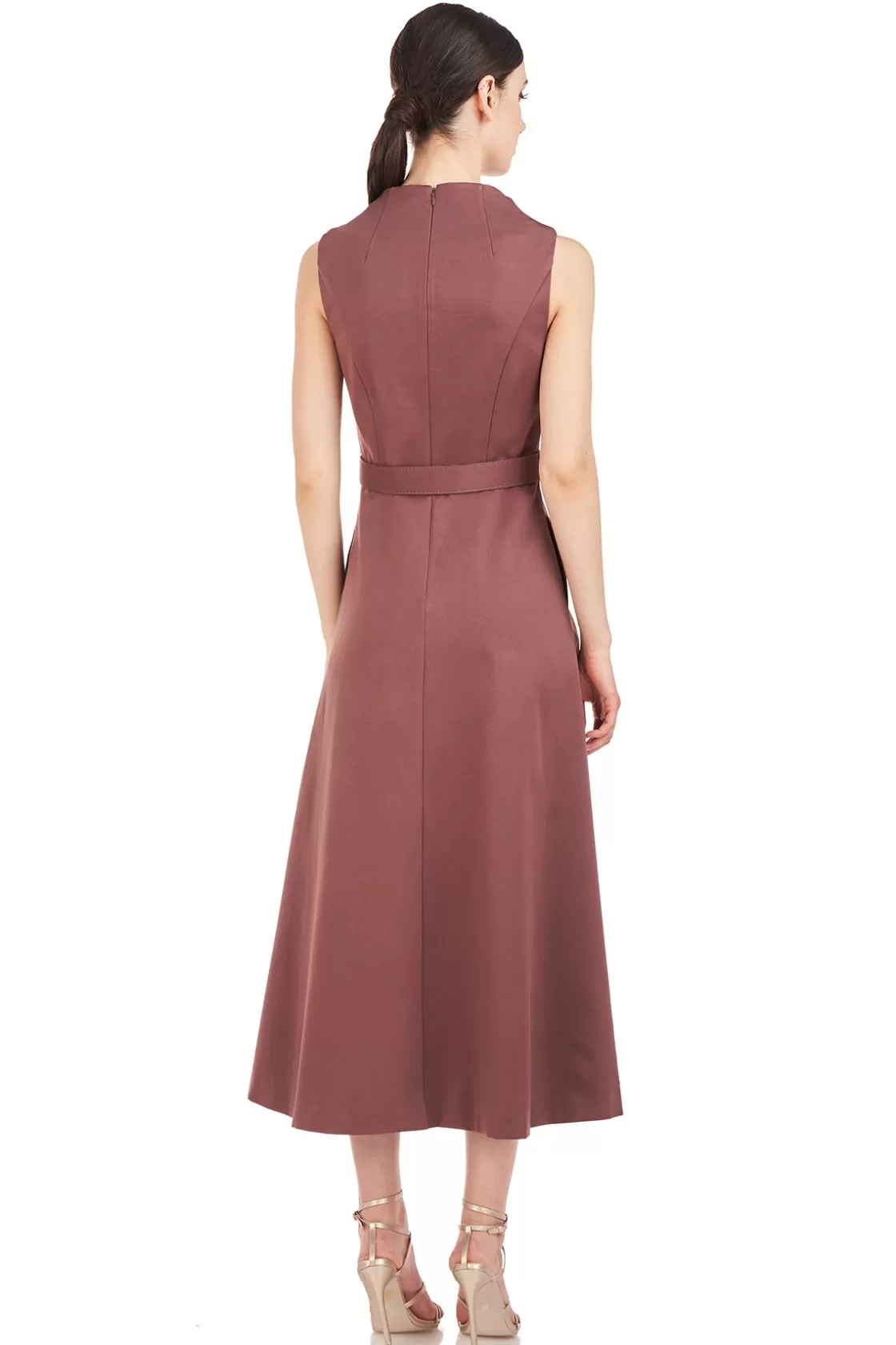 Cocktail Dresses<Kay Unger Lucielle Tea Length Dress Mink