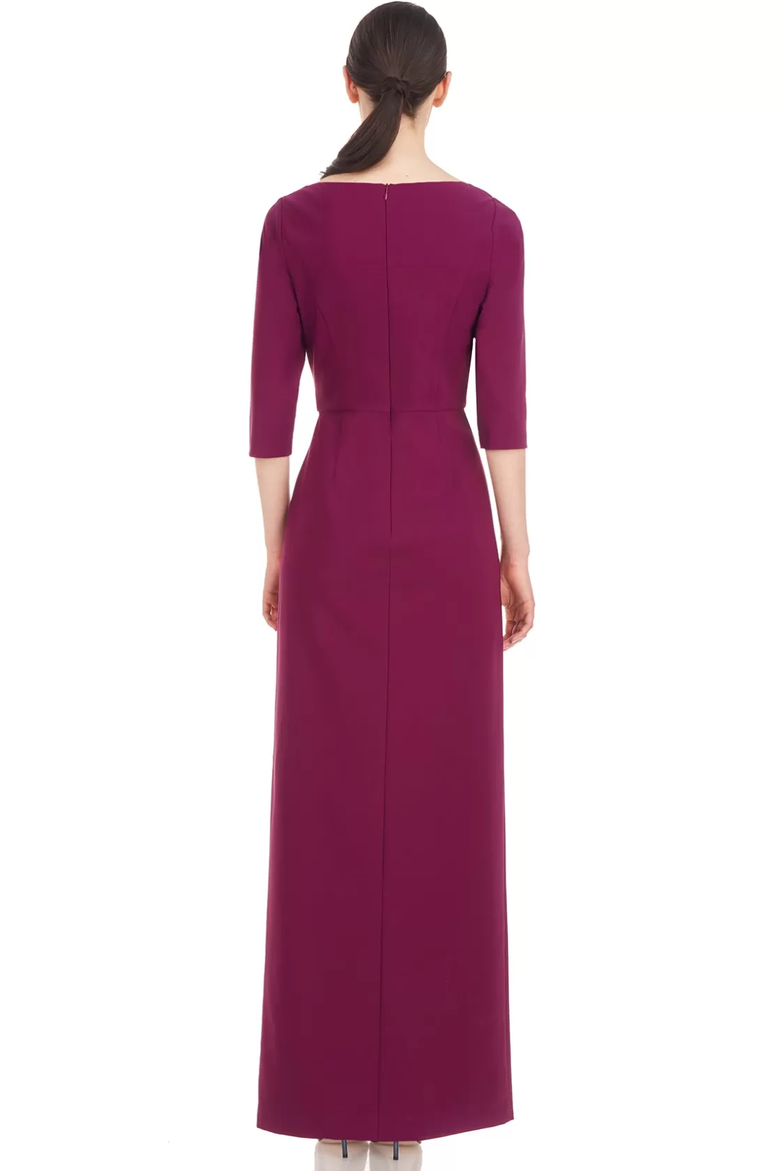 Evening Gowns<Kay Unger Margerite Column Gown Boysenberry