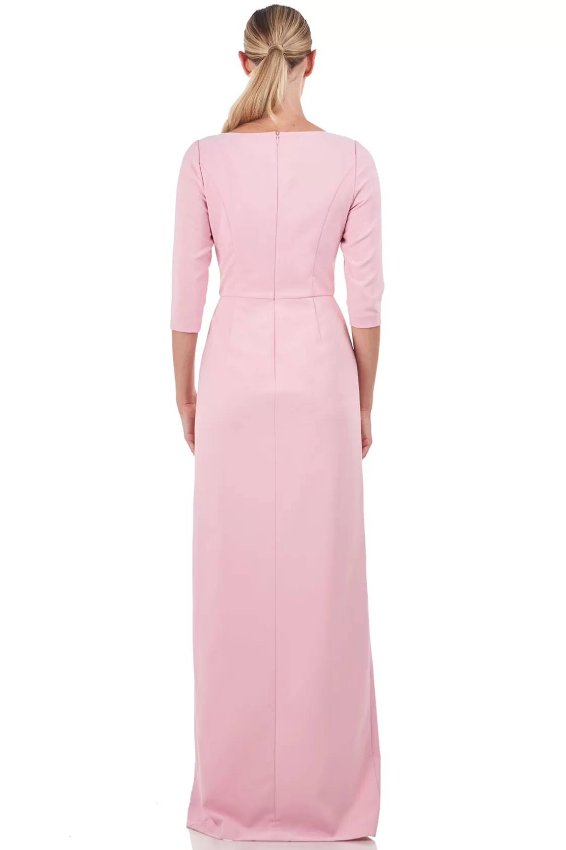 Evening Gowns<Kay Unger Margerite Column Gown Pink Mauve