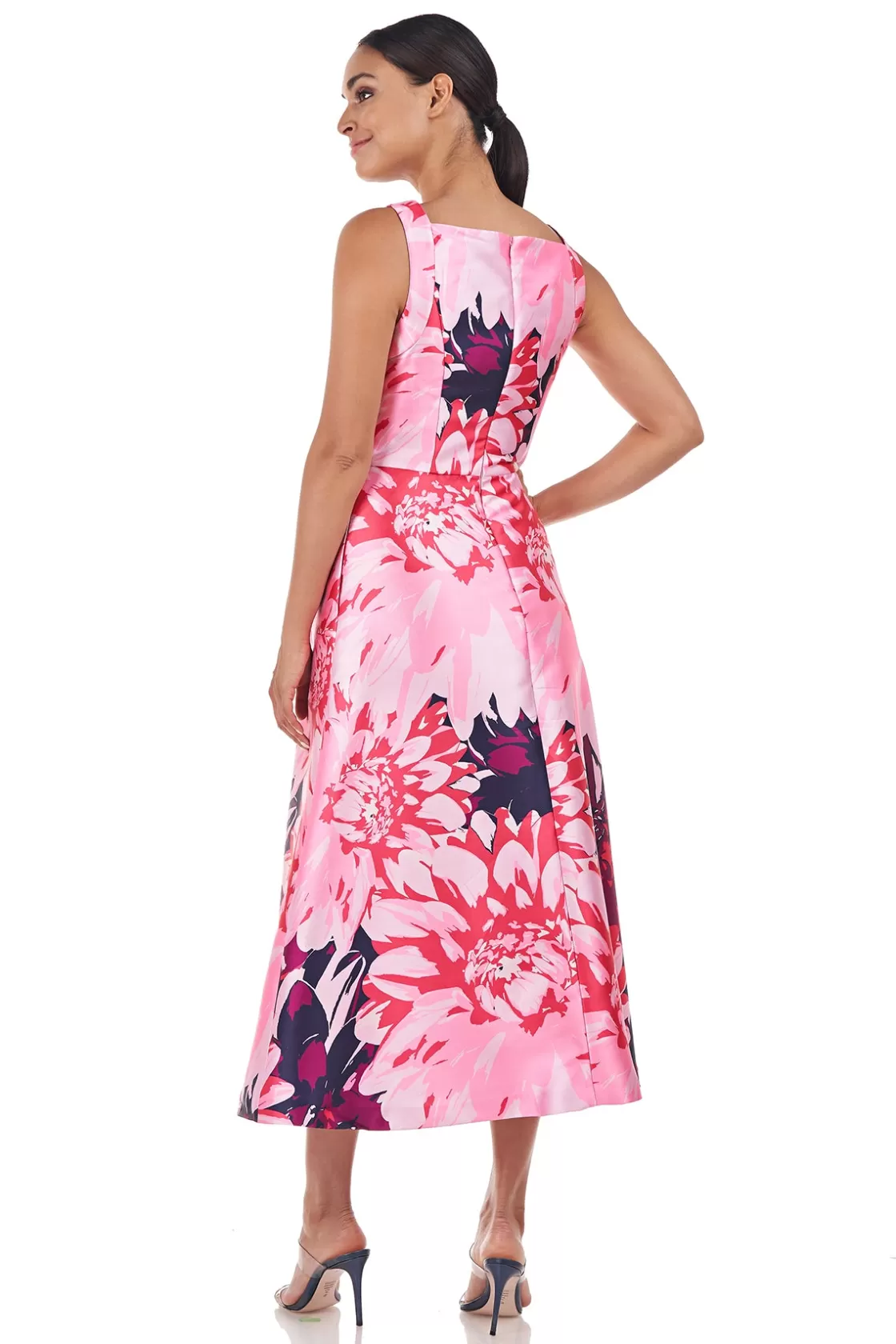 Cocktail Dresses<Kay Unger Marie Tea Length Dress Azalea