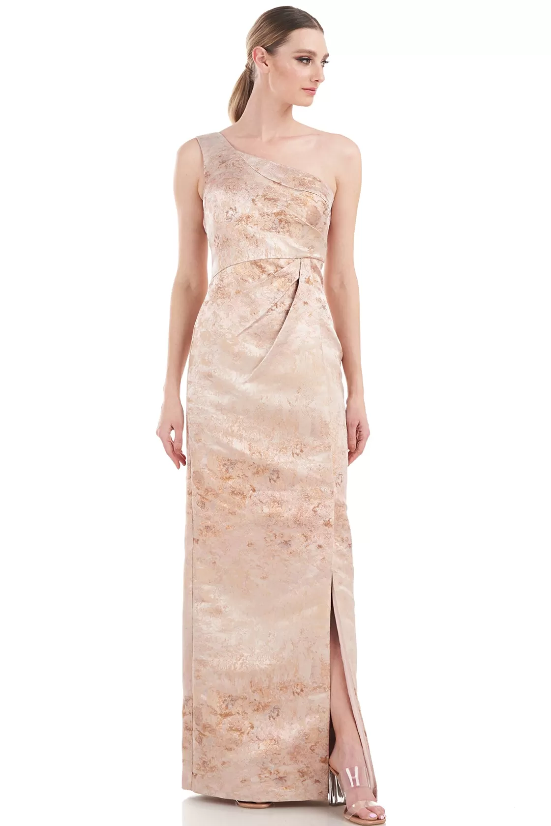 Cocktail Dresses<Kay Unger Nana Column Dress Soft Blush