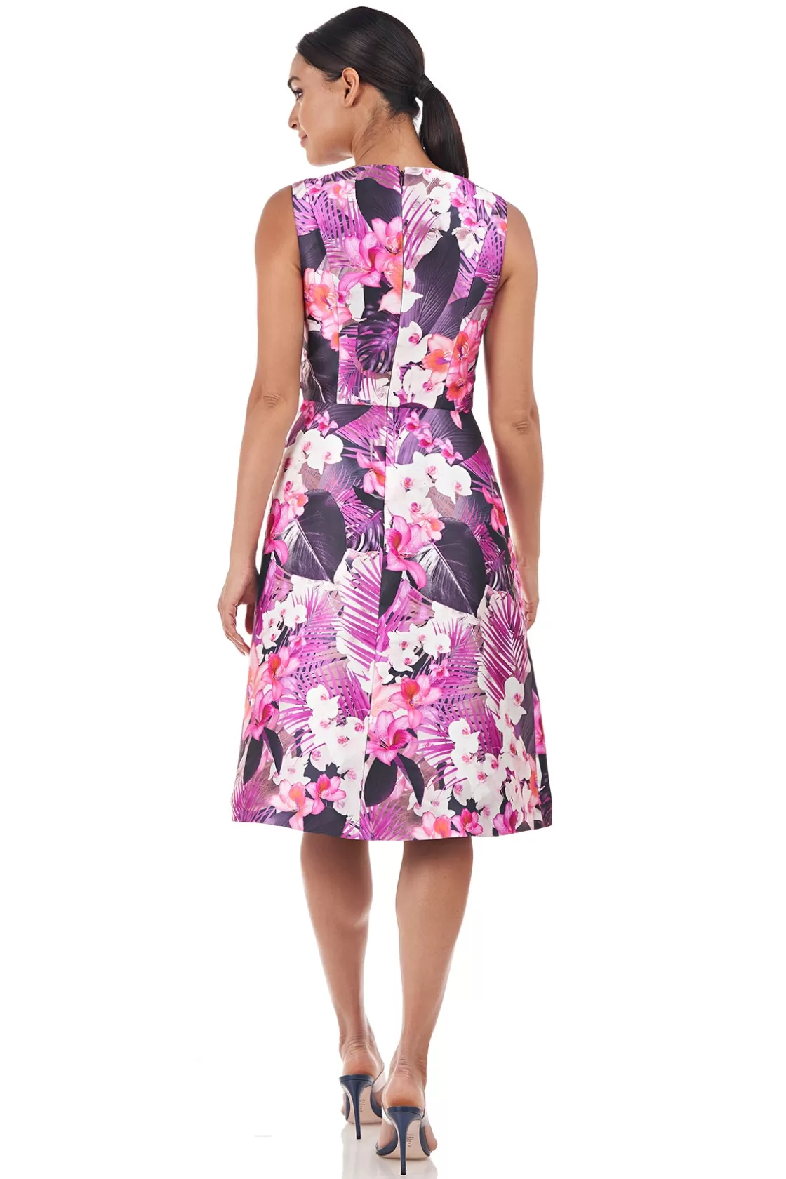 Cocktail Dresses<Kay Unger Narcissa Midi Dress Magenta