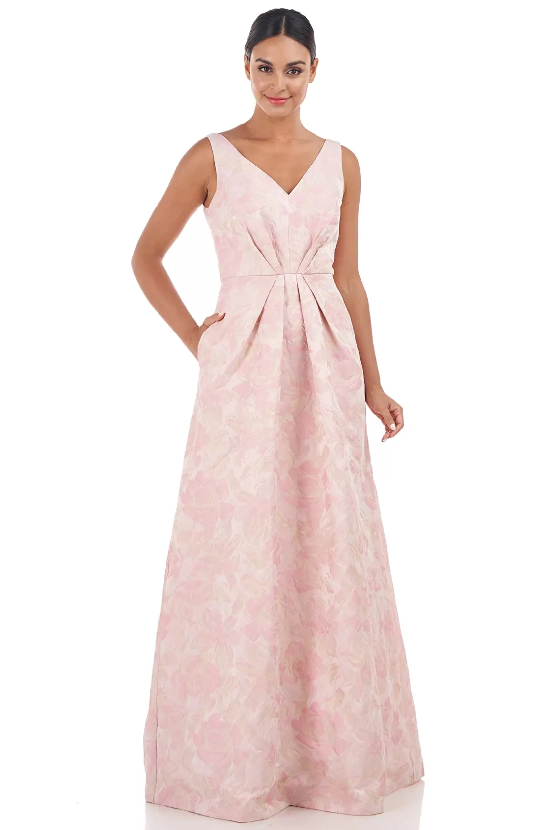 Evening Gowns<Kay Unger Odette Gown Pink Mauve