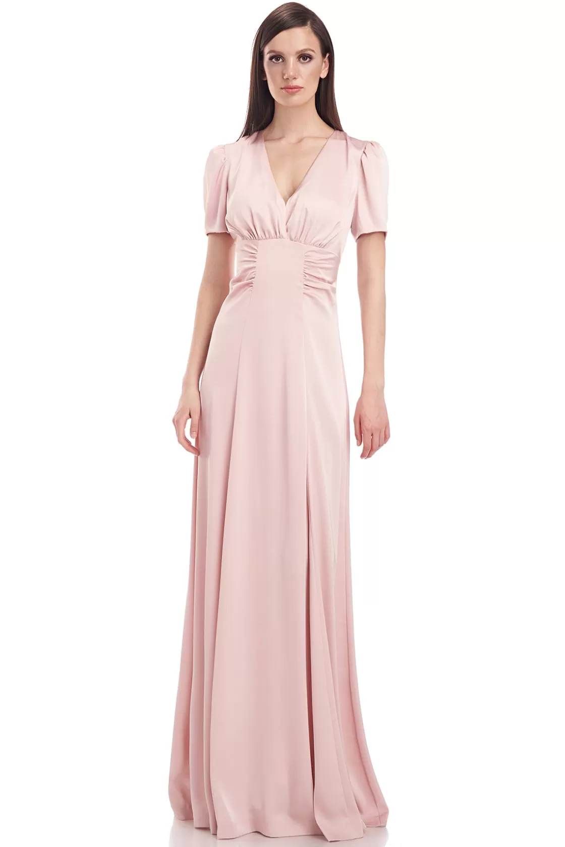 Evening Gowns<Kay Unger Quinn Empire Waist Gown Soft Blush