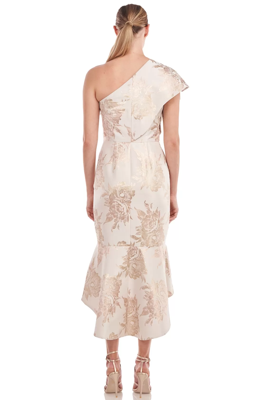 Cocktail Dresses<Kay Unger Samara Midi Dress Champagne