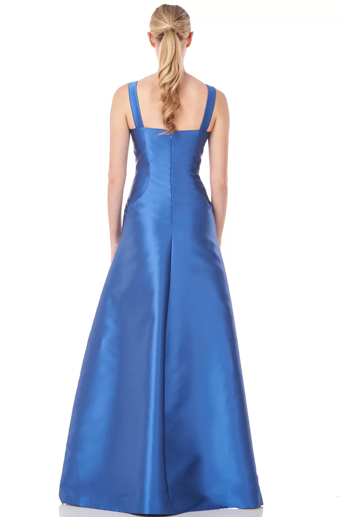 Evening Gowns<Kay Unger Tatiana Flared Gown Sapphire