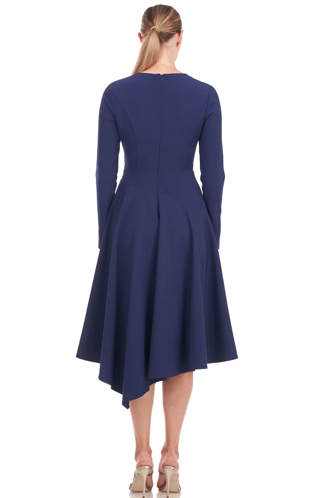 Cocktail Dresses<Kay Unger Ula Midi Dress Deep Navy