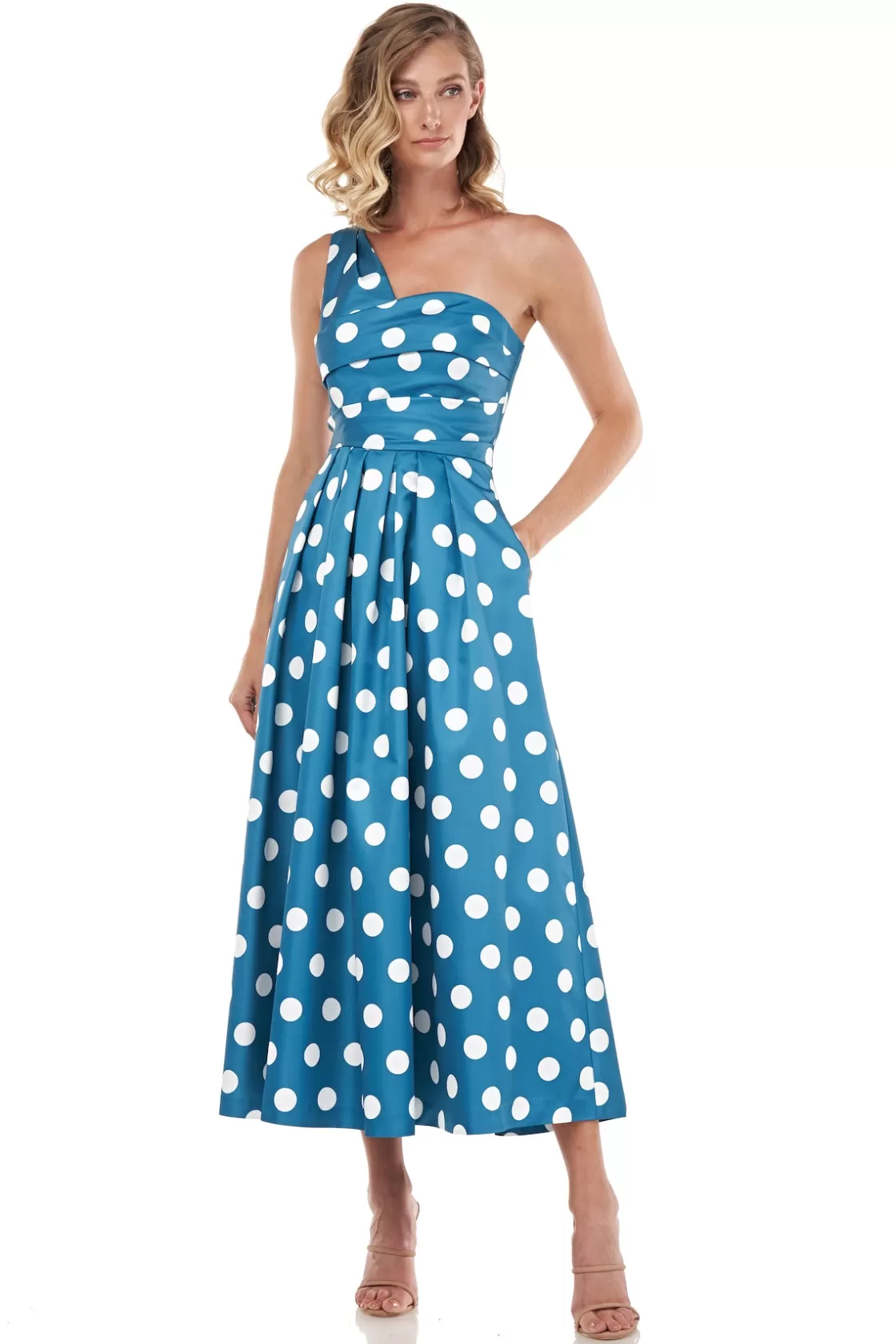 Cocktail Dresses<Kay Unger Victoire Persian Blue/White