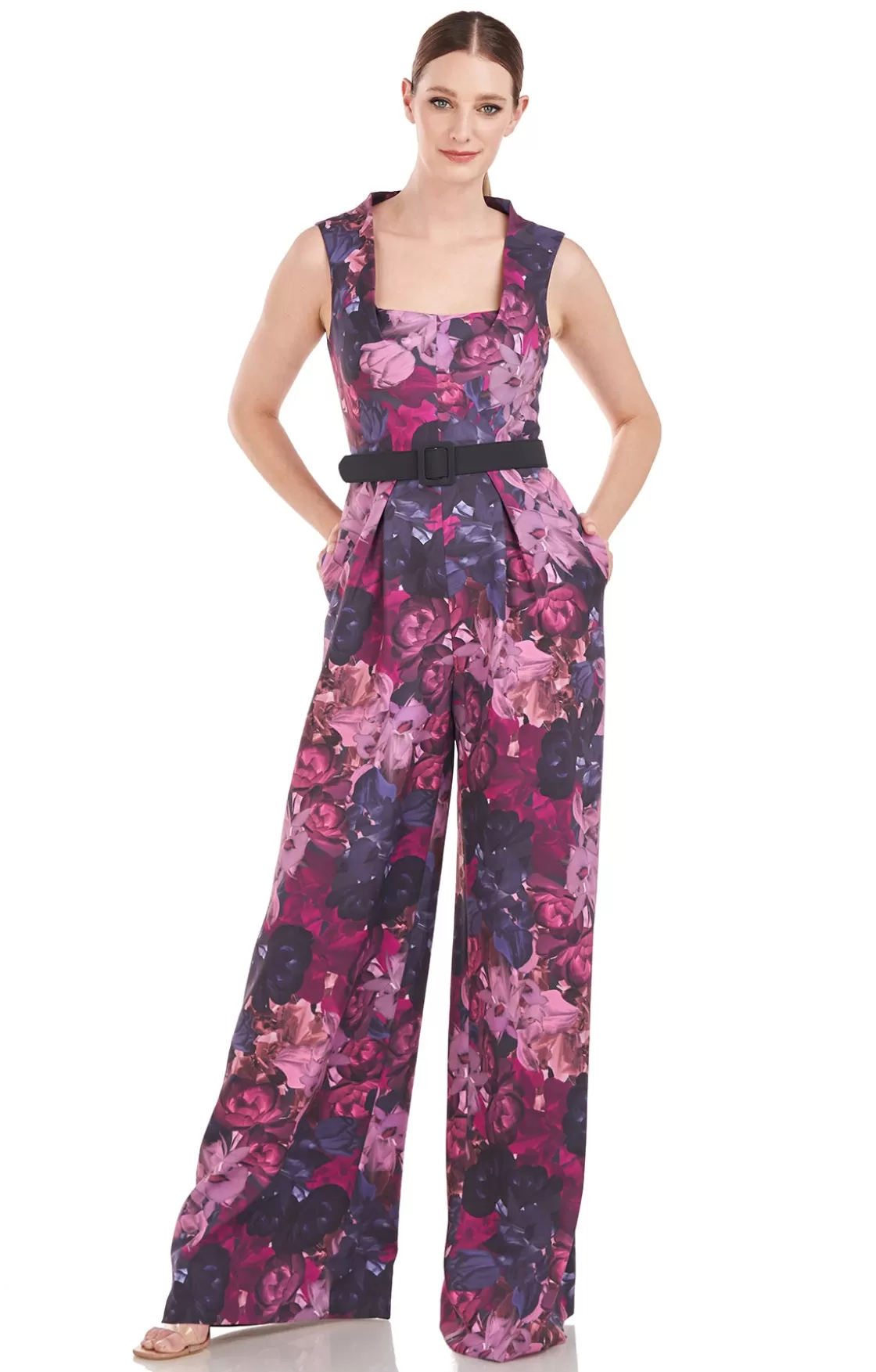 Jumpsuits<Kay Unger Vivica Jumpsuit Boysenberry Multi